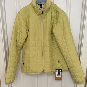 The North Face Women's Puffer Jacket in Light Yellow